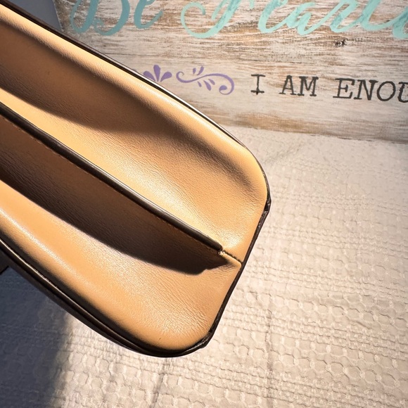 Coach Tan Satchel with Classic Silhouette - Picture 3 of 4